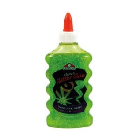 Pegamento Líquido Elmers Glitter Verde 177ml