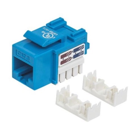 Jack Intellinet Cat 6 de Impacto(Keystone) Color Azul,Jack Intellinet Cat 6 de Impacto(Keystone) Color Blanco,Jack Intellinet K