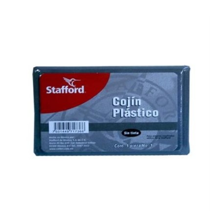 COJIN P/SELLOS STAFFORD 0 PLASTICO S/TINTA 9X5.5 CMS,COJIN P/SELLOS STAFFORD 1 METALICO S/TINTA 11X7 CMS,COJIN P/SELLOS STAFF