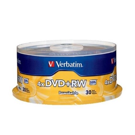 DVD+RW VERBATIM 4.7GB 4X C/30