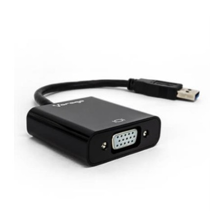 Convertidor Vorago ADP-200 USB 3.0 a VGA FHD Color Negro