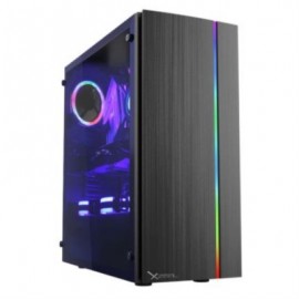 Gabinete Gamer Stylos XZ105 ATX/Micro ATX/Mini ITX USB Color Negro