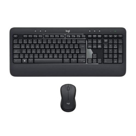 Kit Teclado y Mouse Logitech Advanced MK540 Inalámbrico USB Color Negro