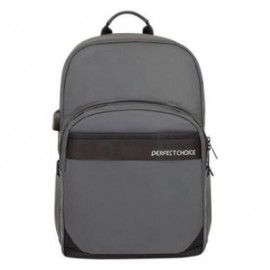 Mochila Perfect Choice Laptop Ultraligera 15" Color Negro-Gris